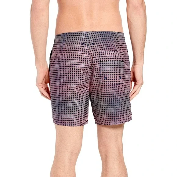 Zachary Prell Arroyo Circle Print Swim Trunks NWT - Picture 2 of 13